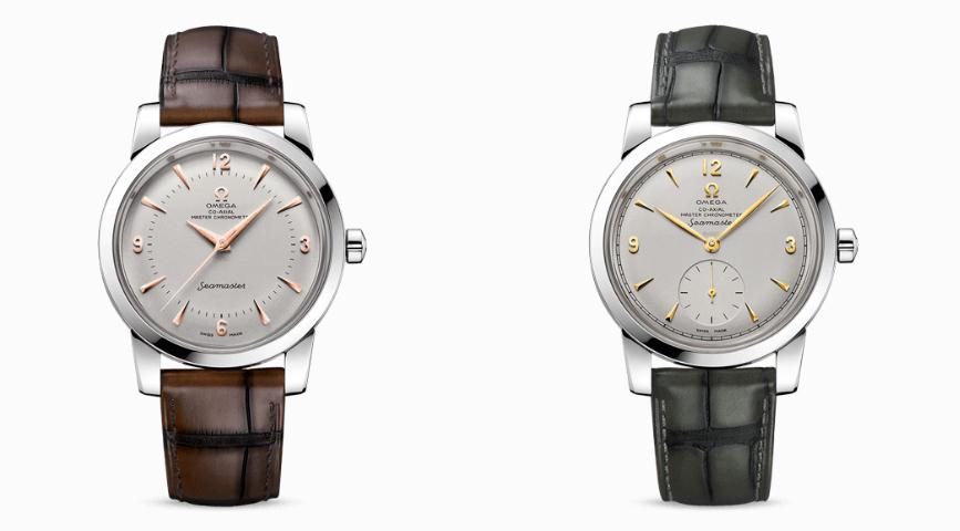 The platinum replica watches have white dials.